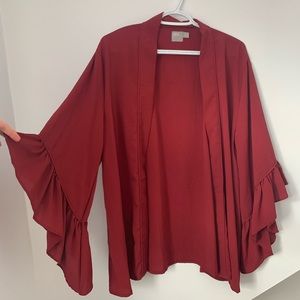 ASOS Bell-sleeve Open Cardigan